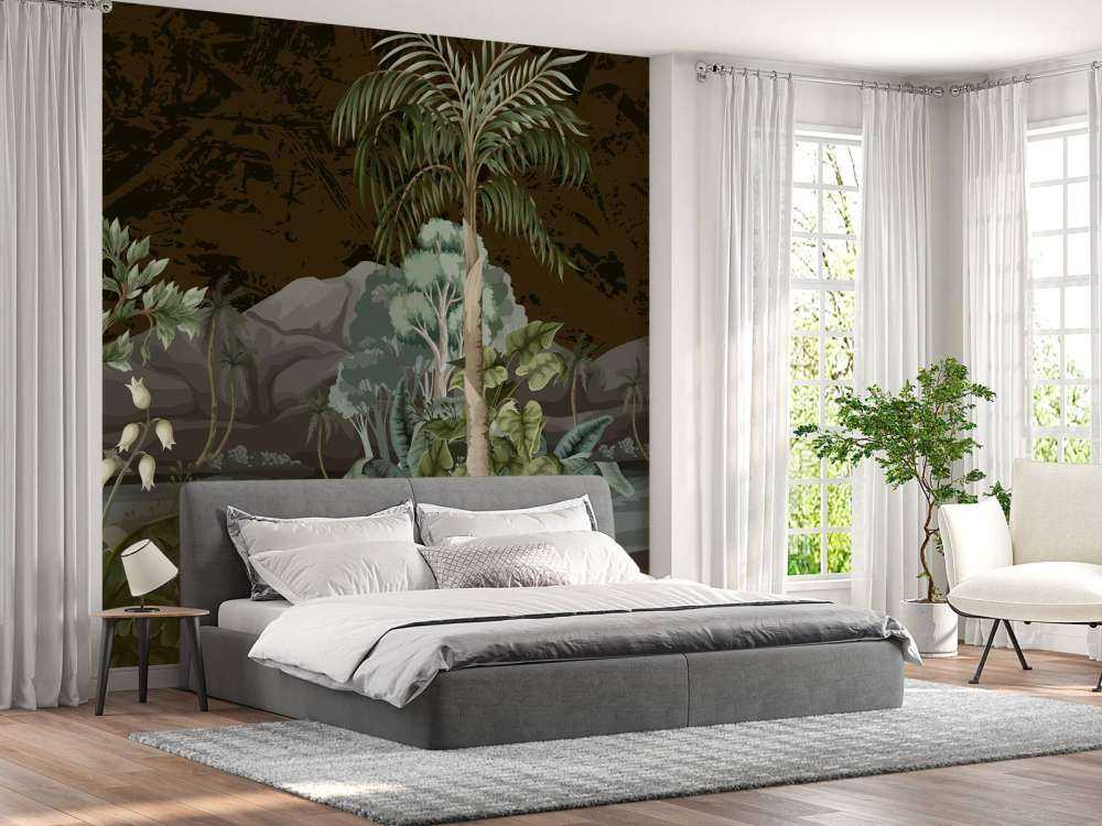 Paisaje selvático con río