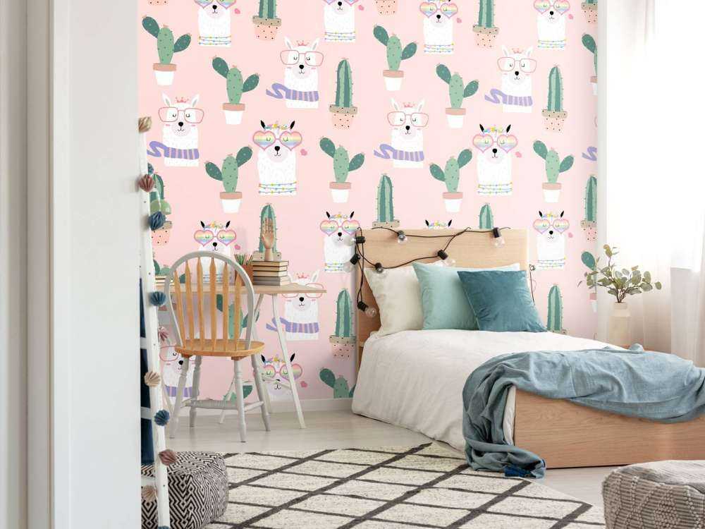 Cactus y llamas