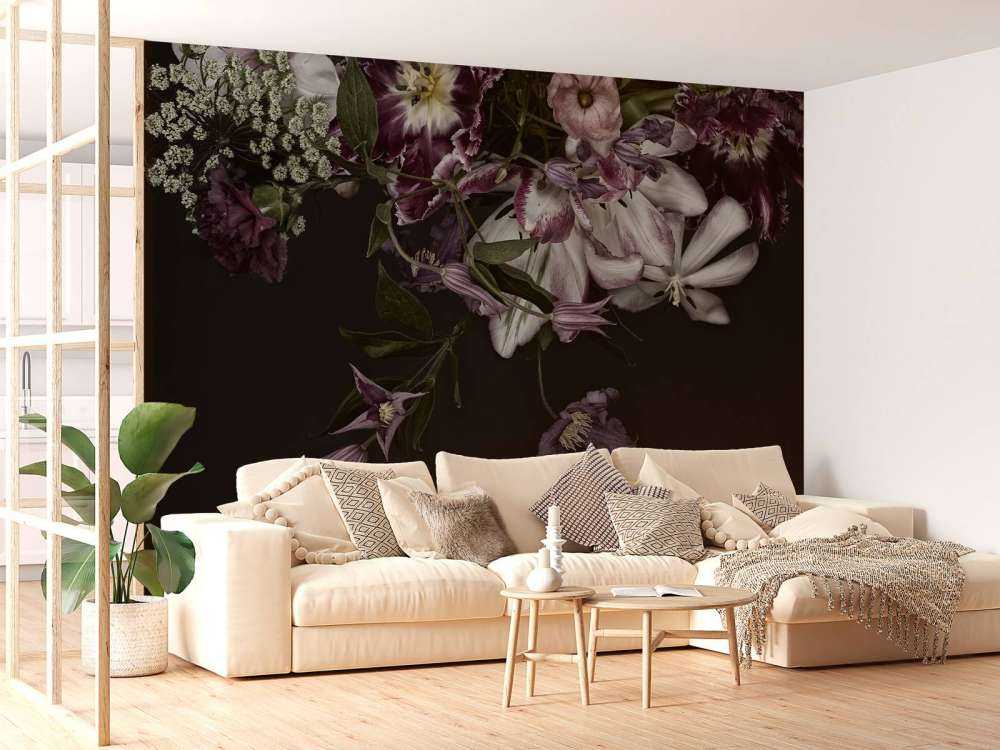 Pared de flores