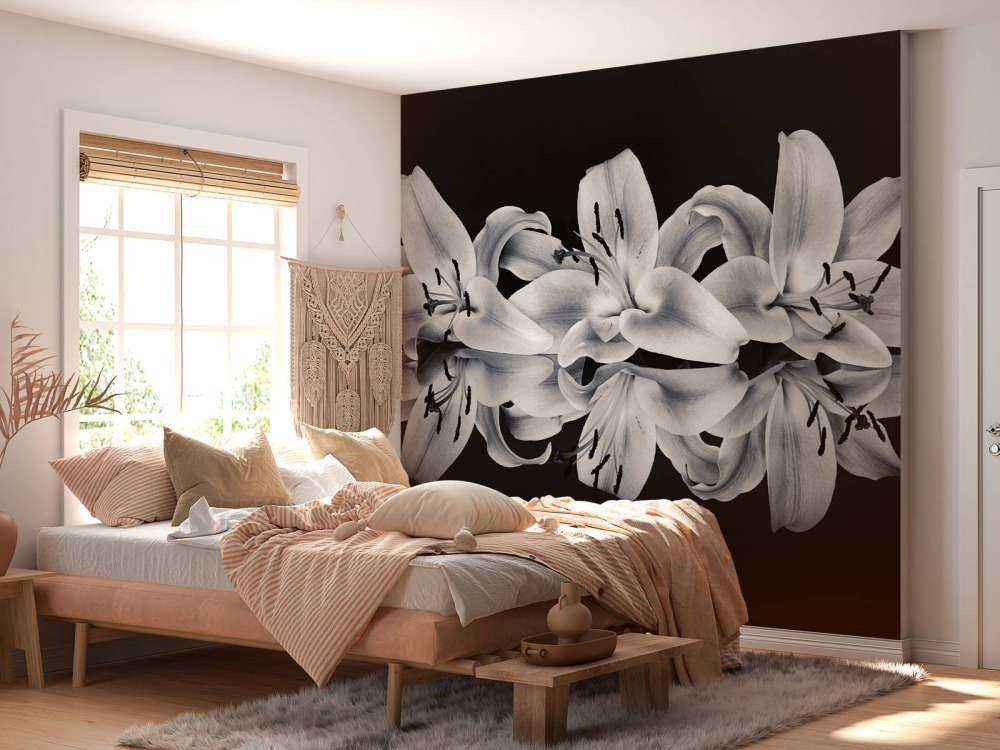 Flores en blanco y negro
