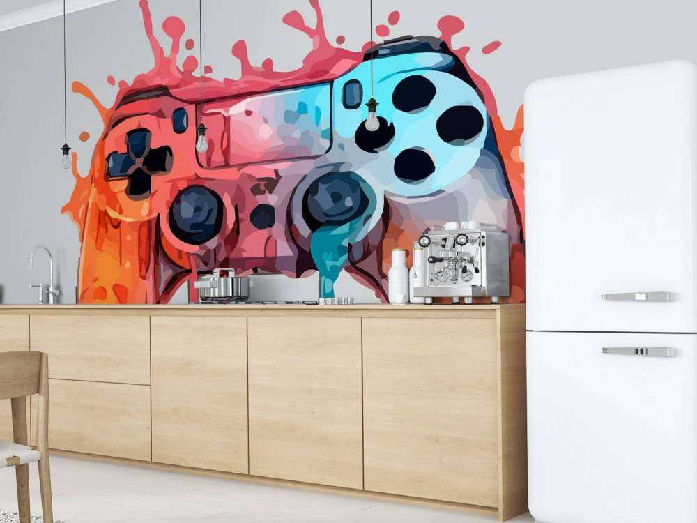 Salpicadura de Gamer en Acuarela