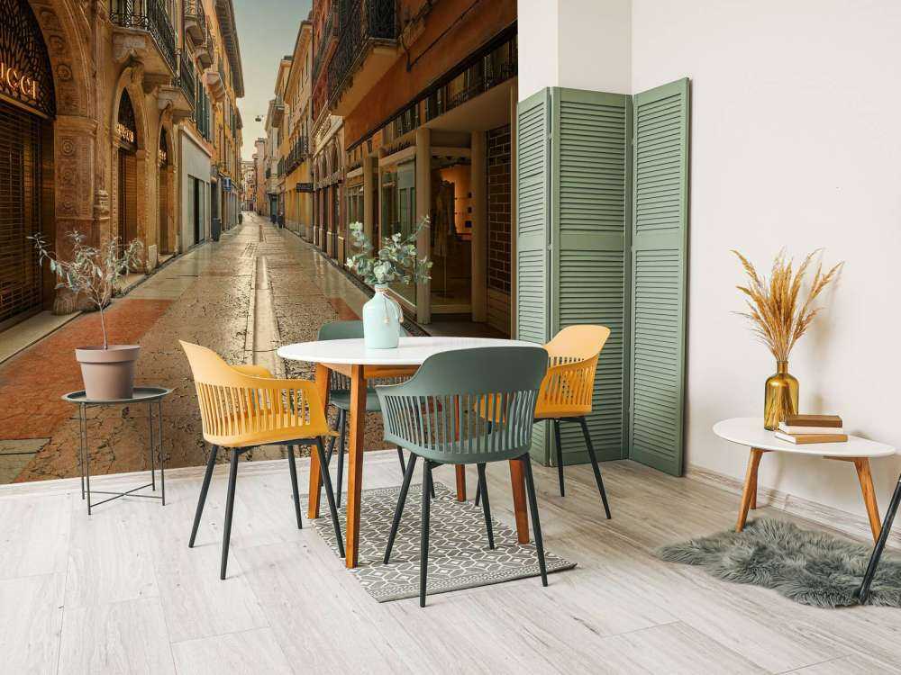 Calle comercial en Italia