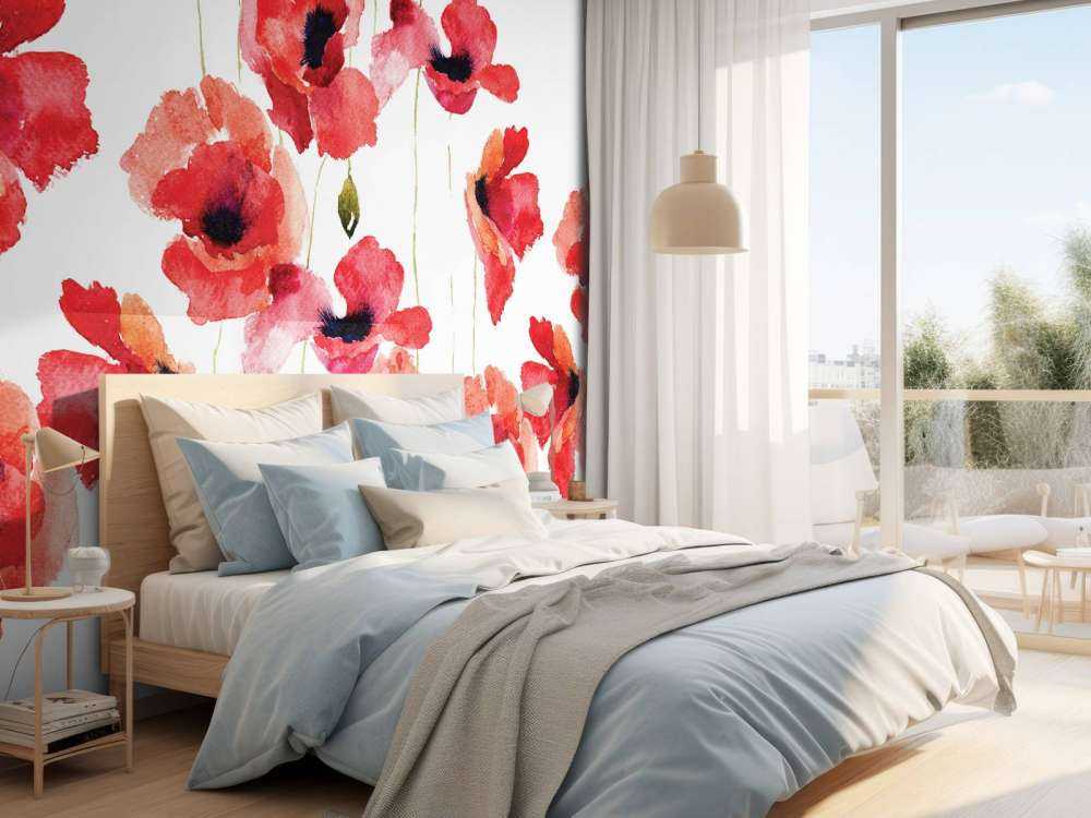 Amapolas de acuarela