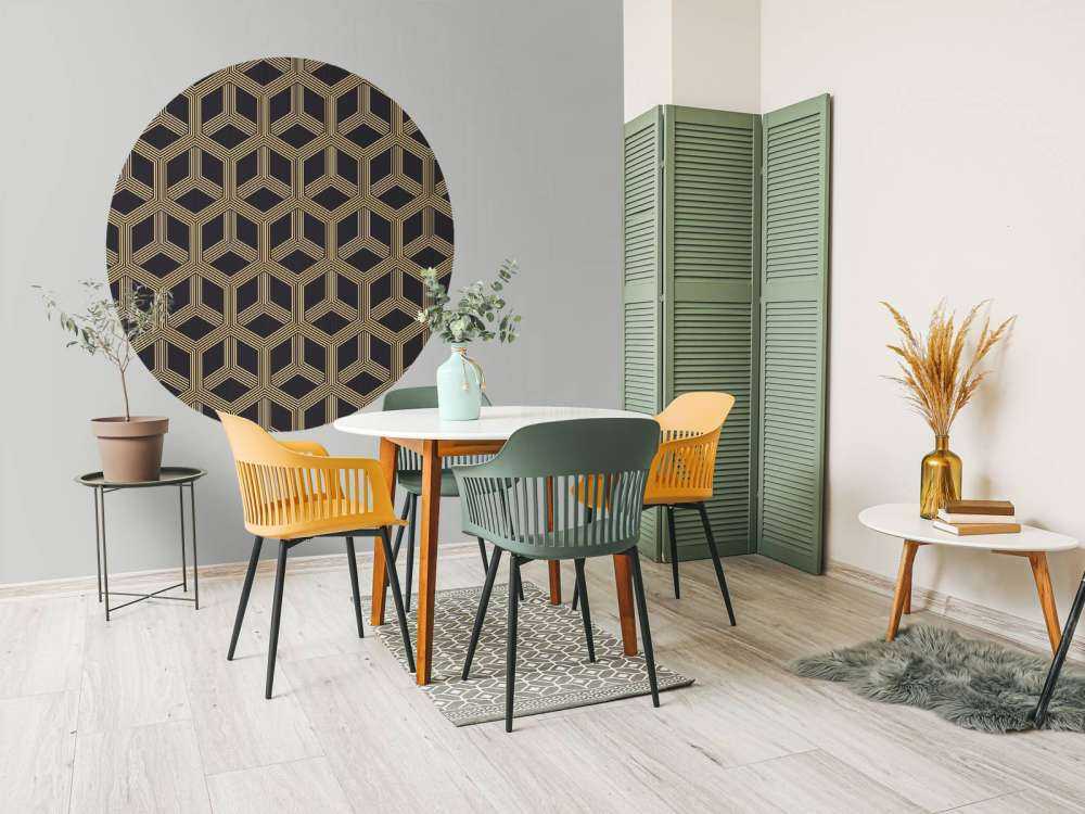 Patrón ilusión art déco