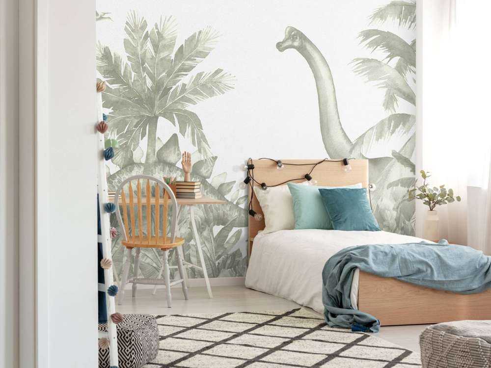 Dinosaurios en verde