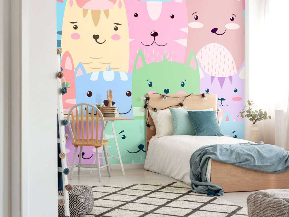 Gatos de colores