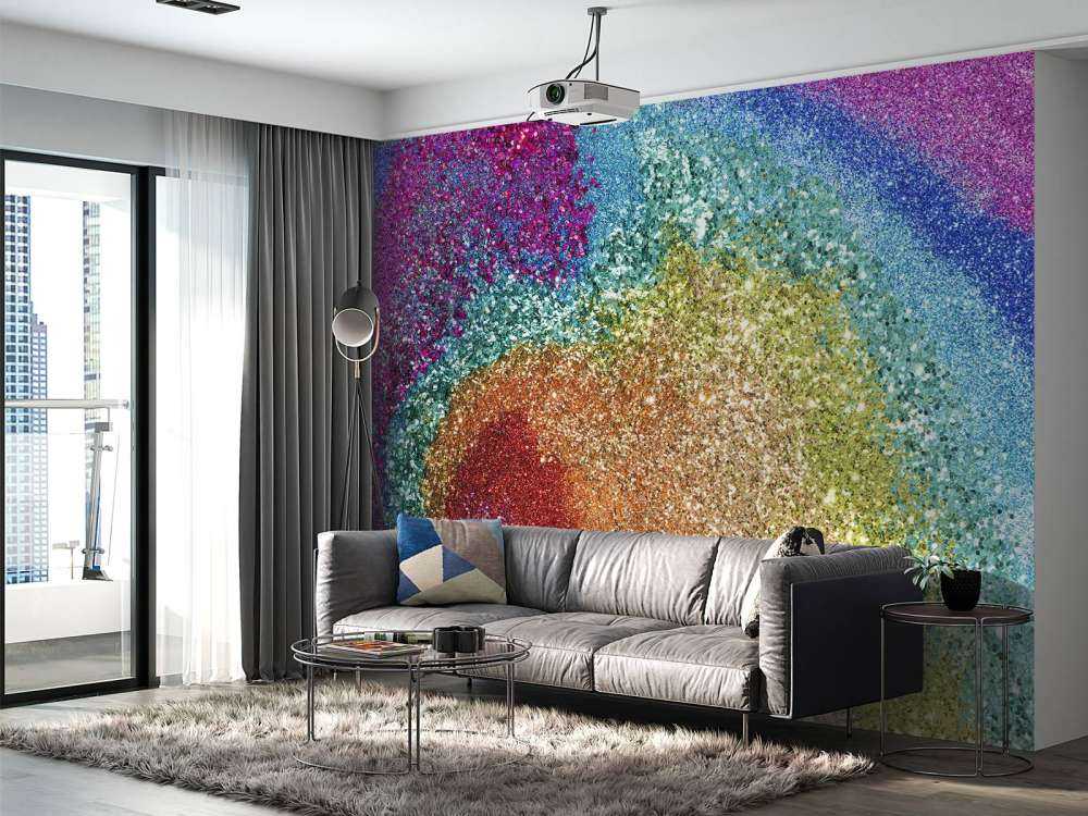 Purpurina arco iris
