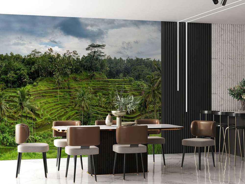 Campos de arroz tailandeses