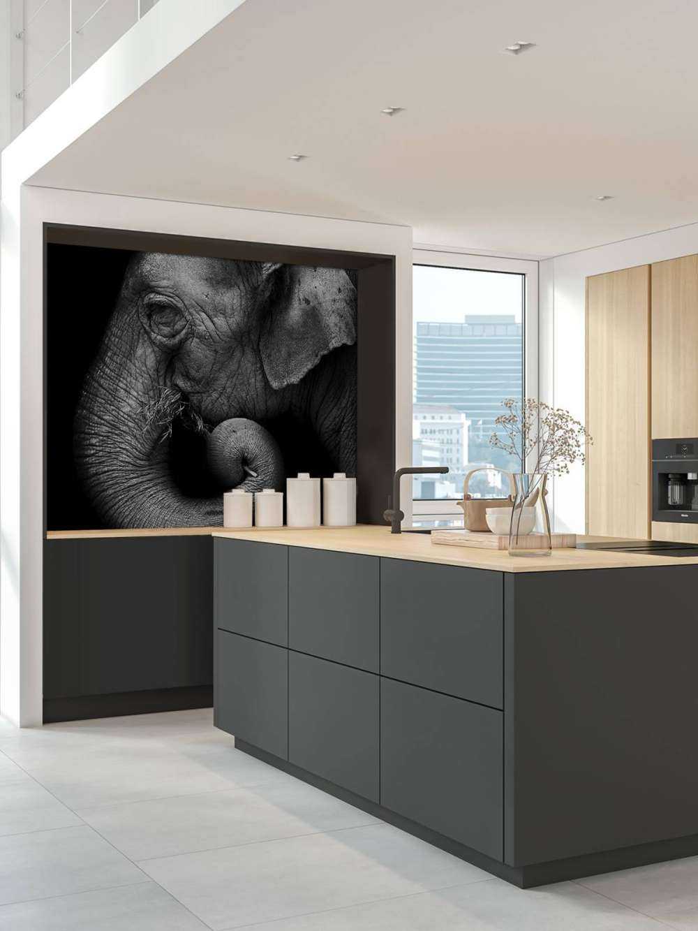 Retrato de elefante