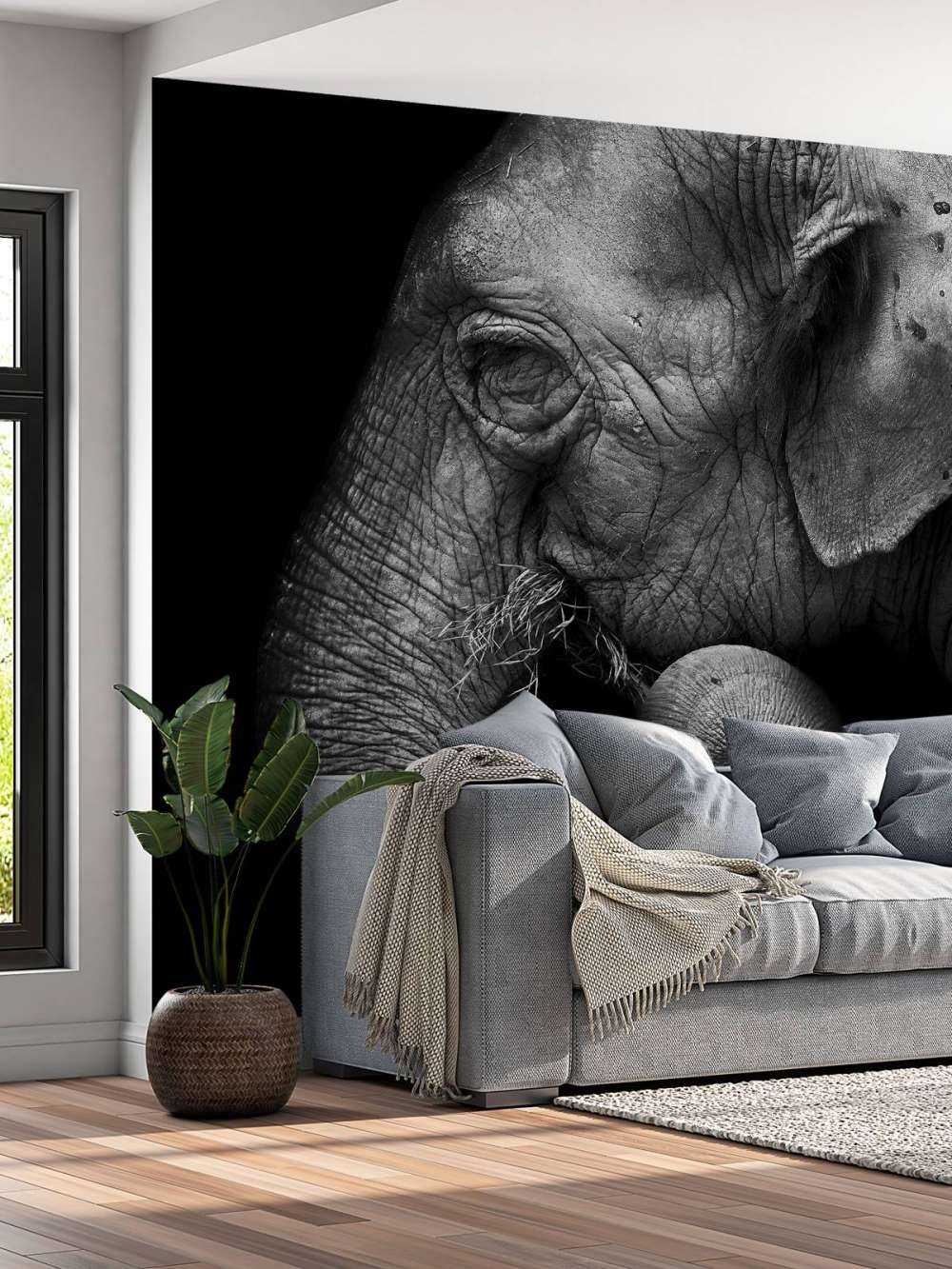 Retrato de elefante