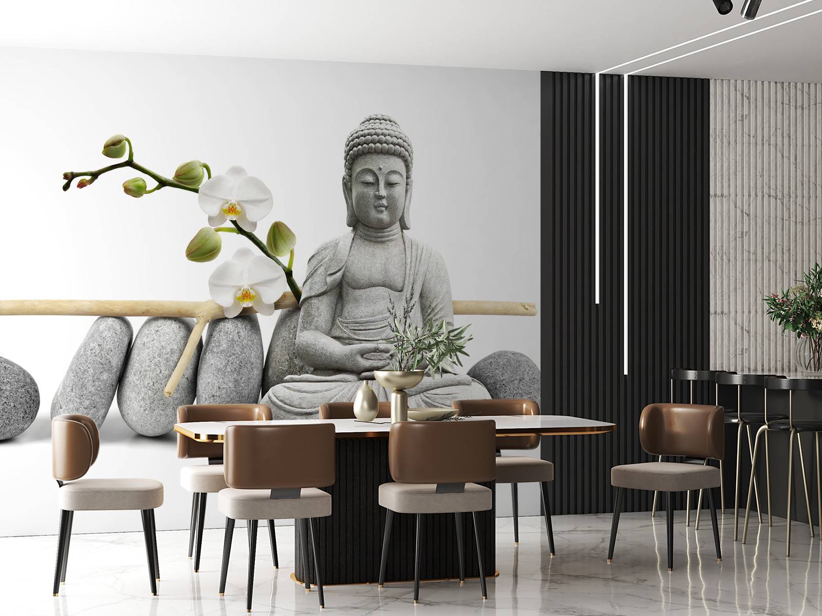 Para Pared Oedim Fotomural Vinilo Para Pared Buda| 200 X 150 Cm | Salones Fotomurales Decorativos