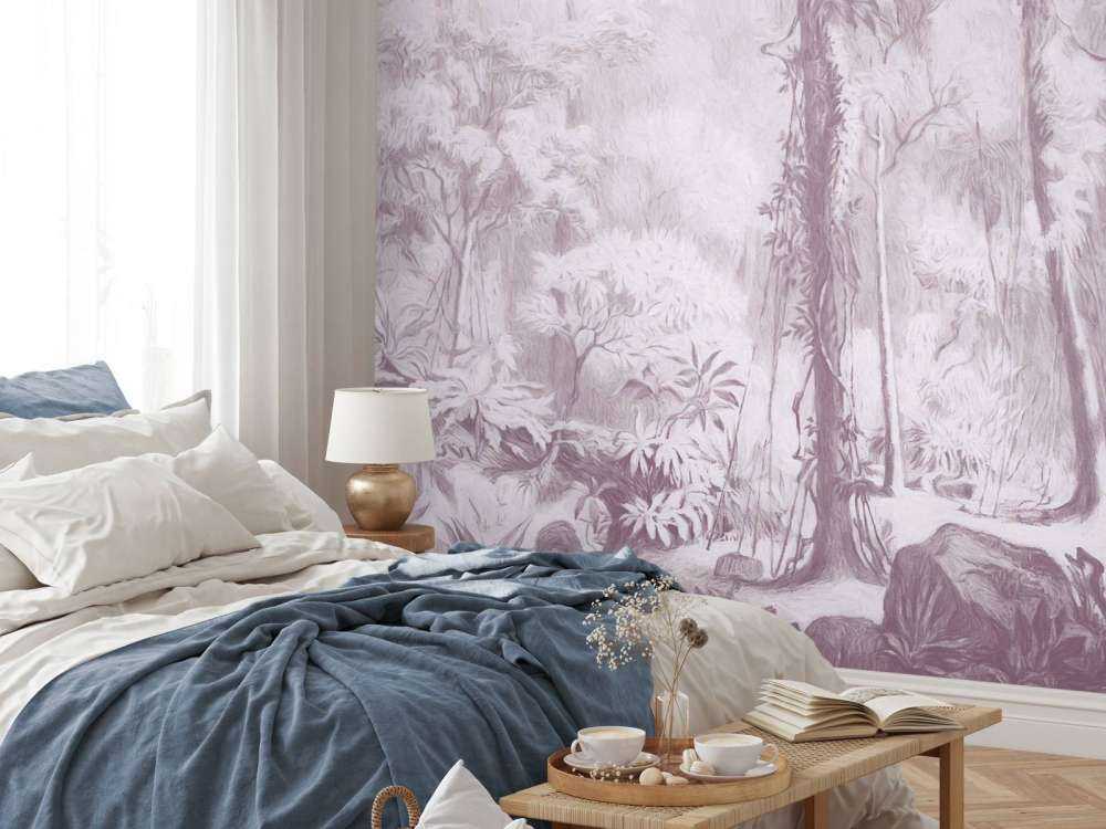 Bosque tropical - rosa