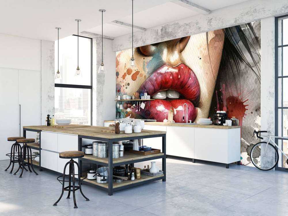 Lips de Mujer en Acuarela #1