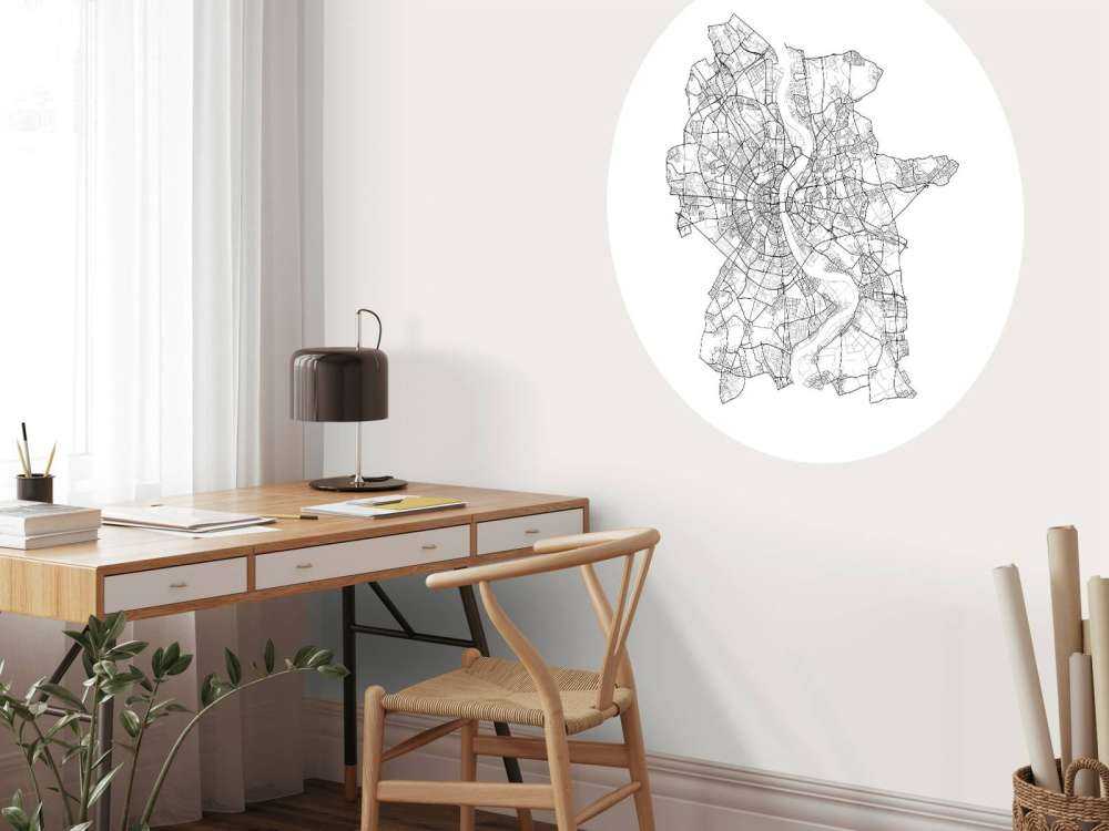 Mapa de Colonia, blanco