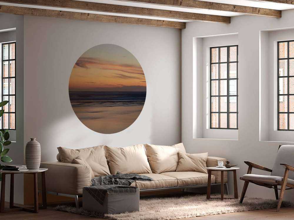 Puesta de sol en la costa