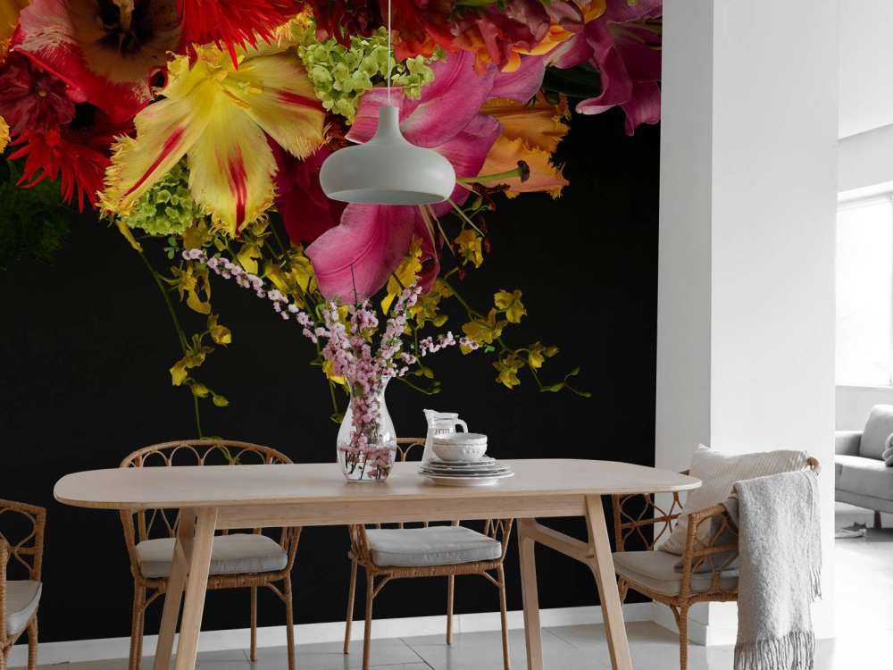 Flores de colores