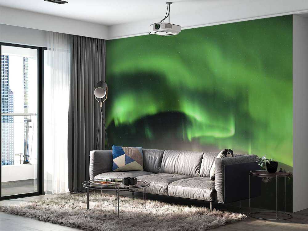 Aurora Boreal verde