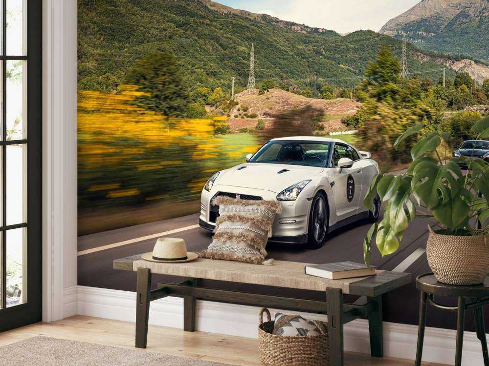 Nissan GT-R-r a toda velocidad