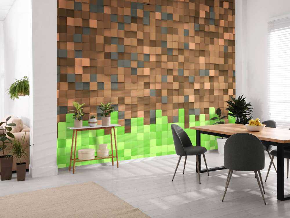 Césped de Minecraft