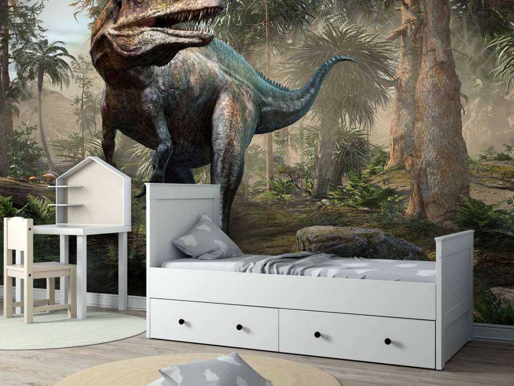 Acrocanthosaurus en el bosque