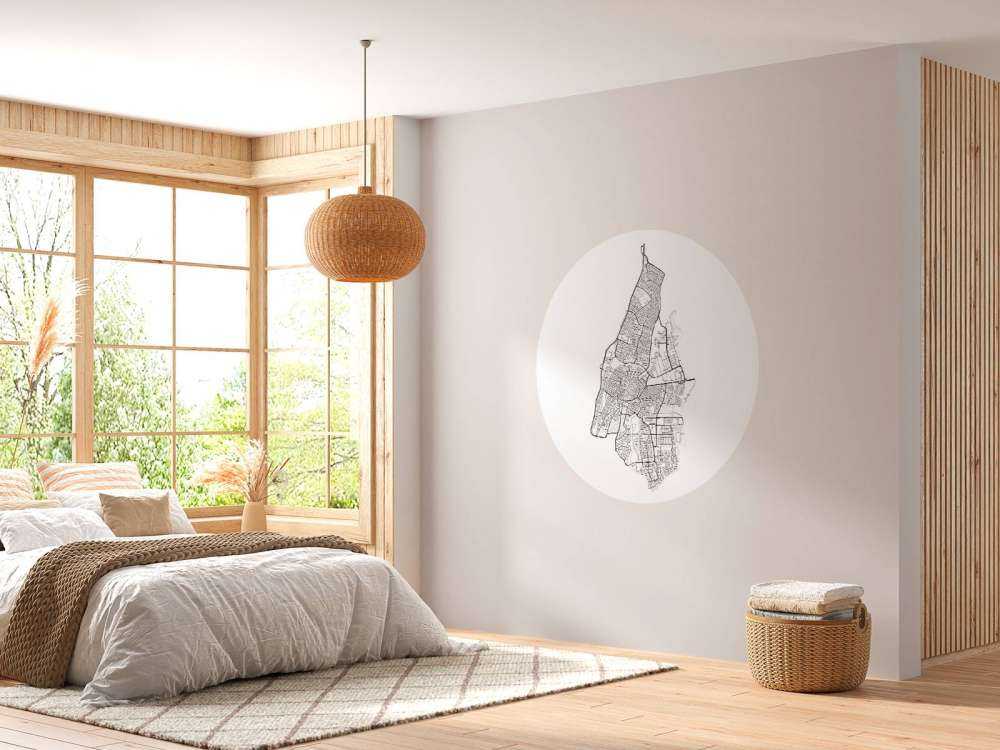 Mapa de Haarlem, blanco