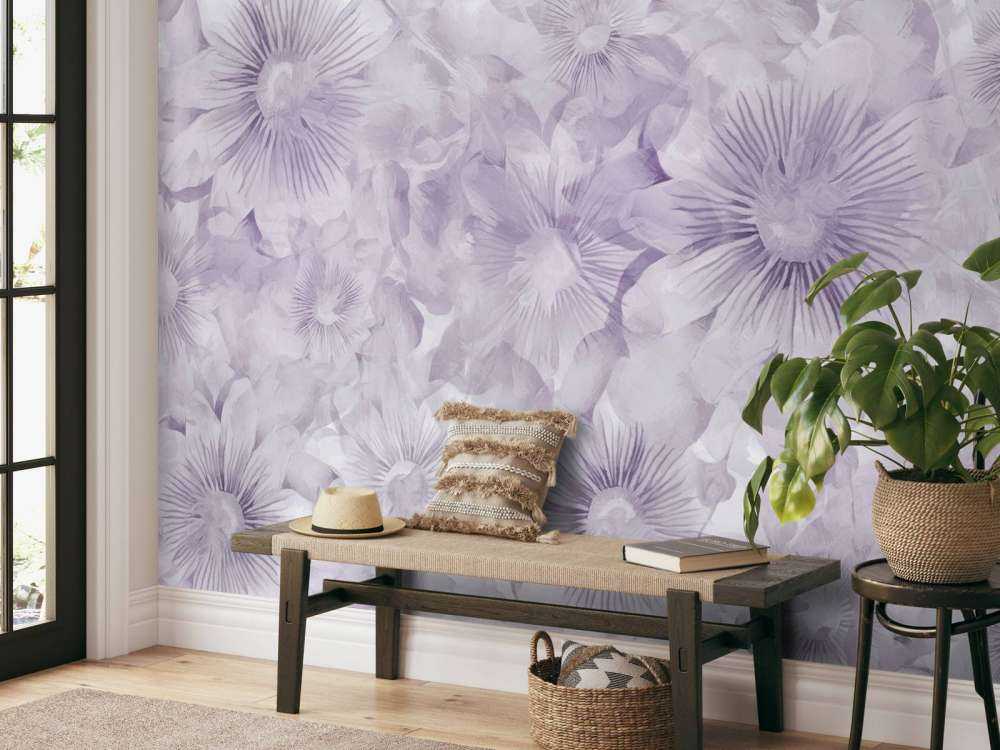 Elegancia Acuarela Botánica Lavanda