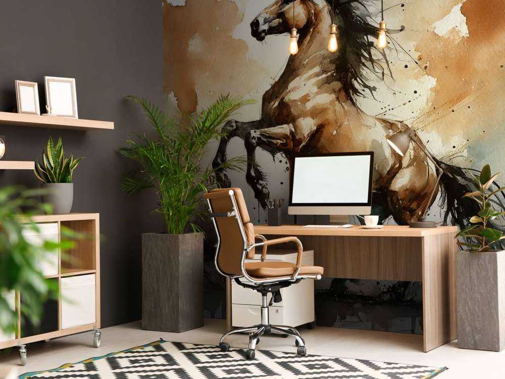 Elegancia de Caballo Ardiente