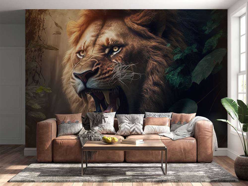 León en la selva