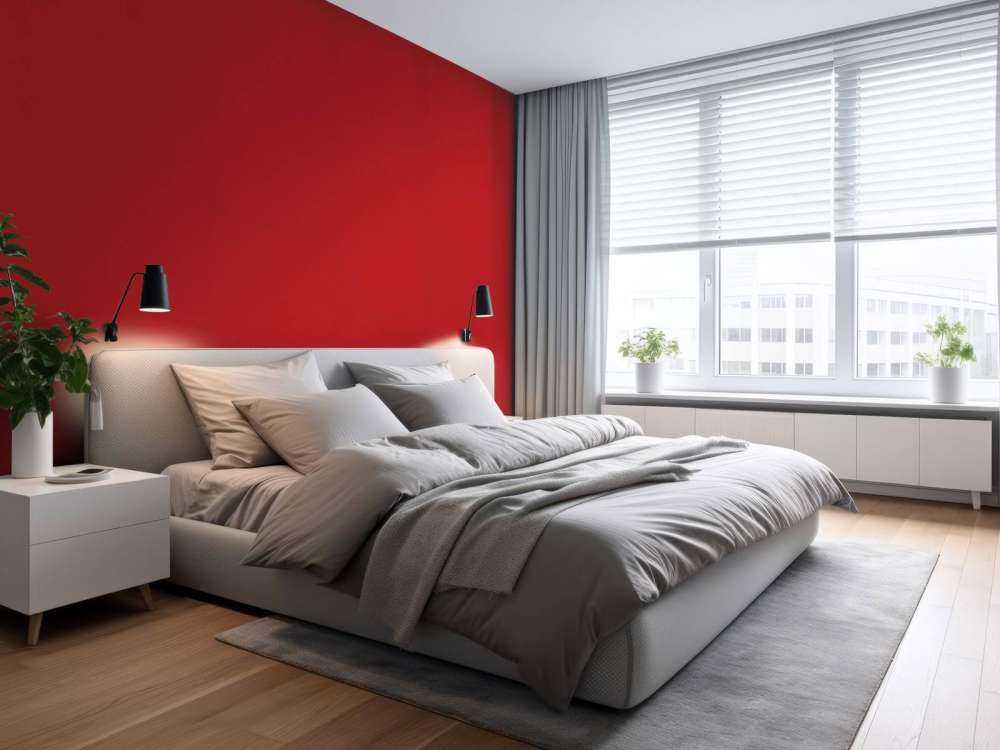 Hormigón rojo rubí