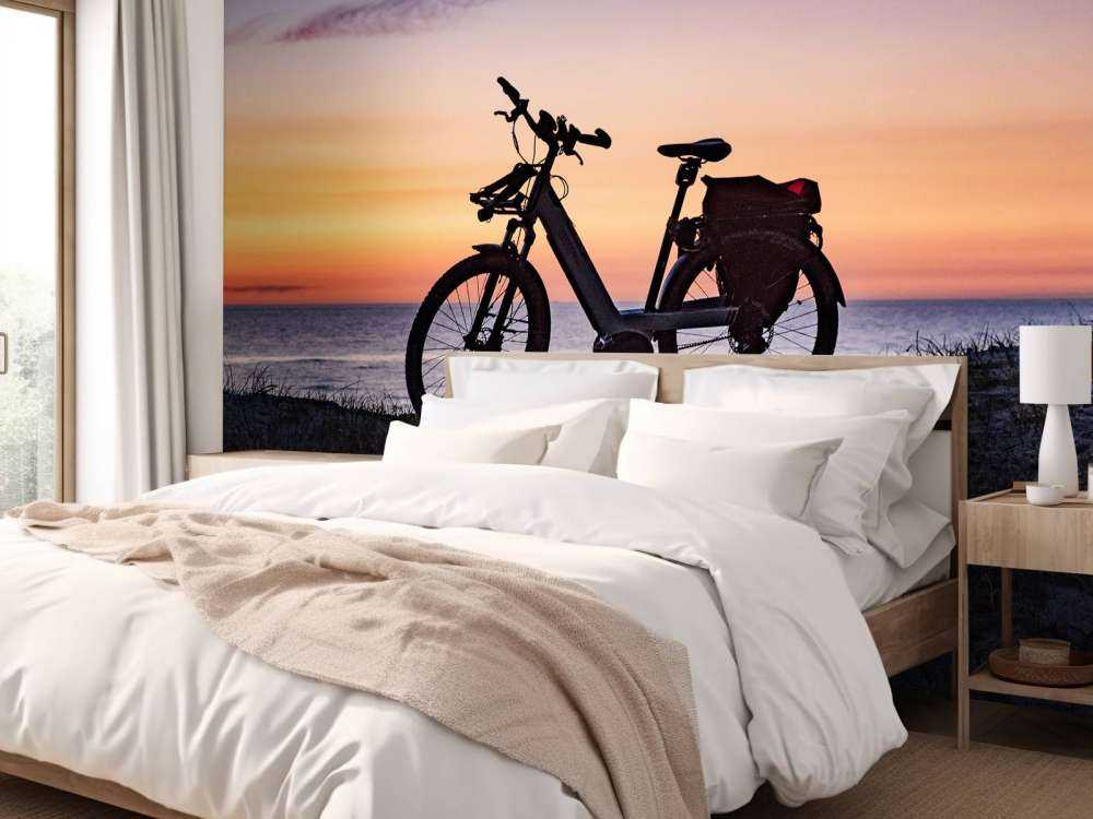 Bicicleta en el mar