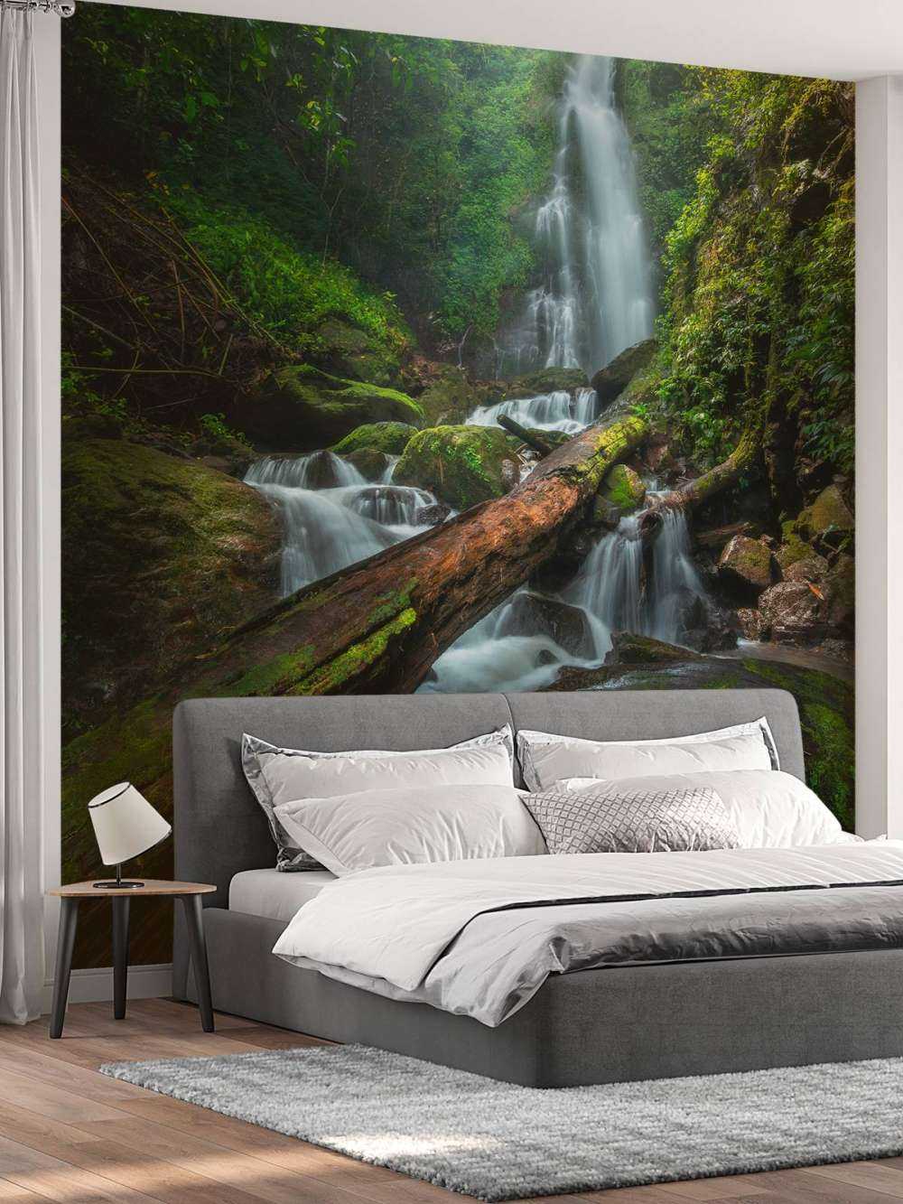 Primer plano de la cascada