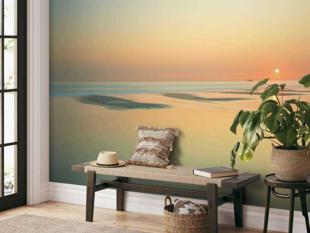 Puesta de sol en la playa