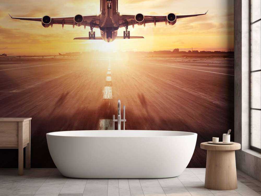 empapelado fotográfico avión