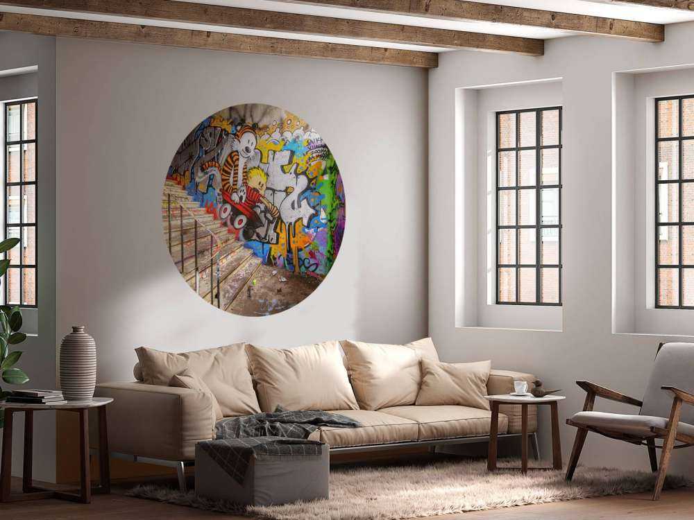 Grafitis con escaleras