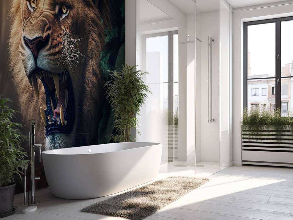 León en la selva
