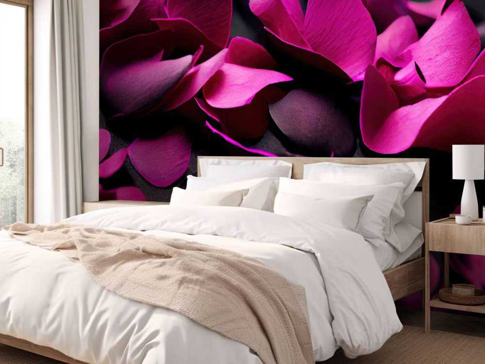 Hortensias rosa oscuro