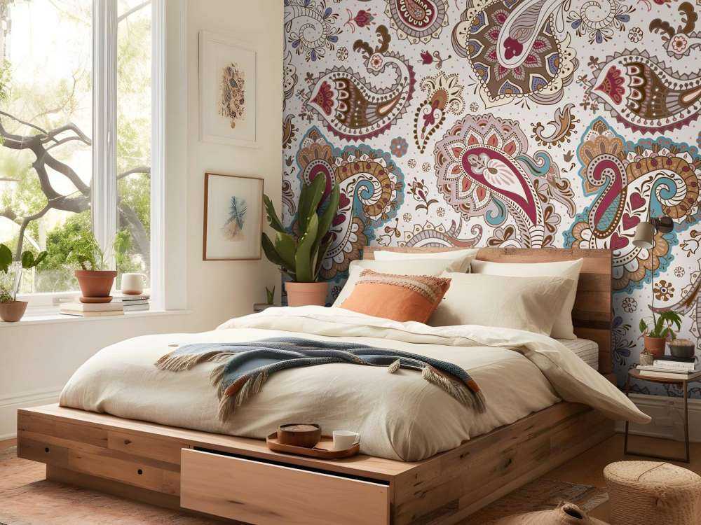 Fondo de flores de colores
