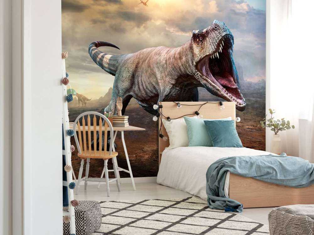 Tiranosaurio Rex agresivo
