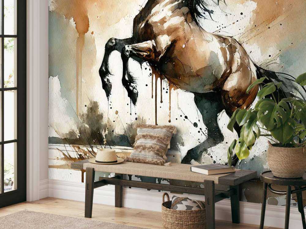 Elegancia de Caballo Ardiente