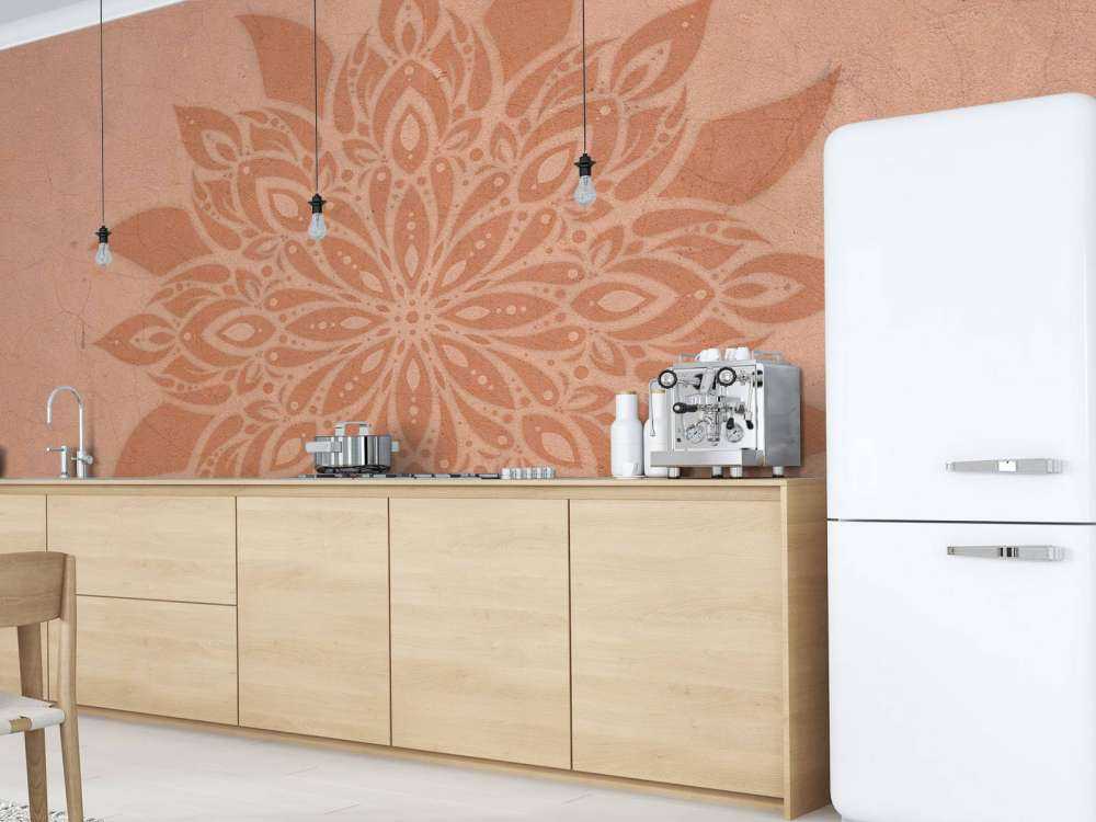 Flor de mandala terrestre