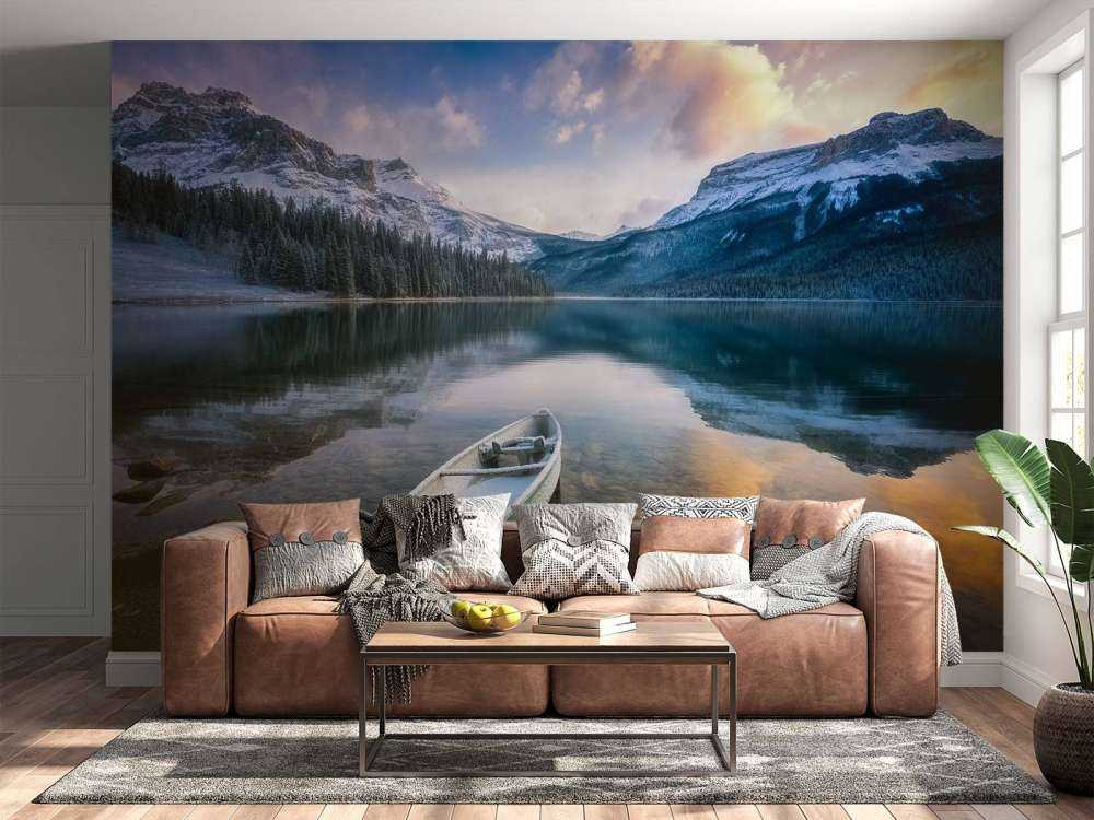 Primera nieve Lago Esmeralda