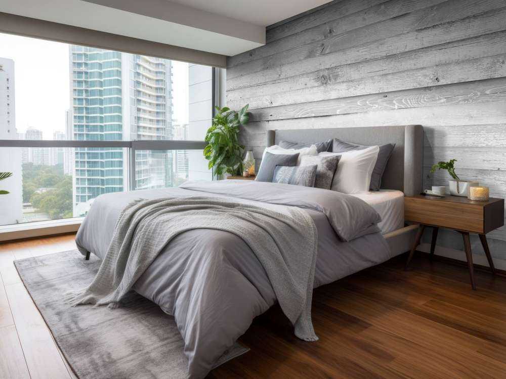 Madera blanca horizontal