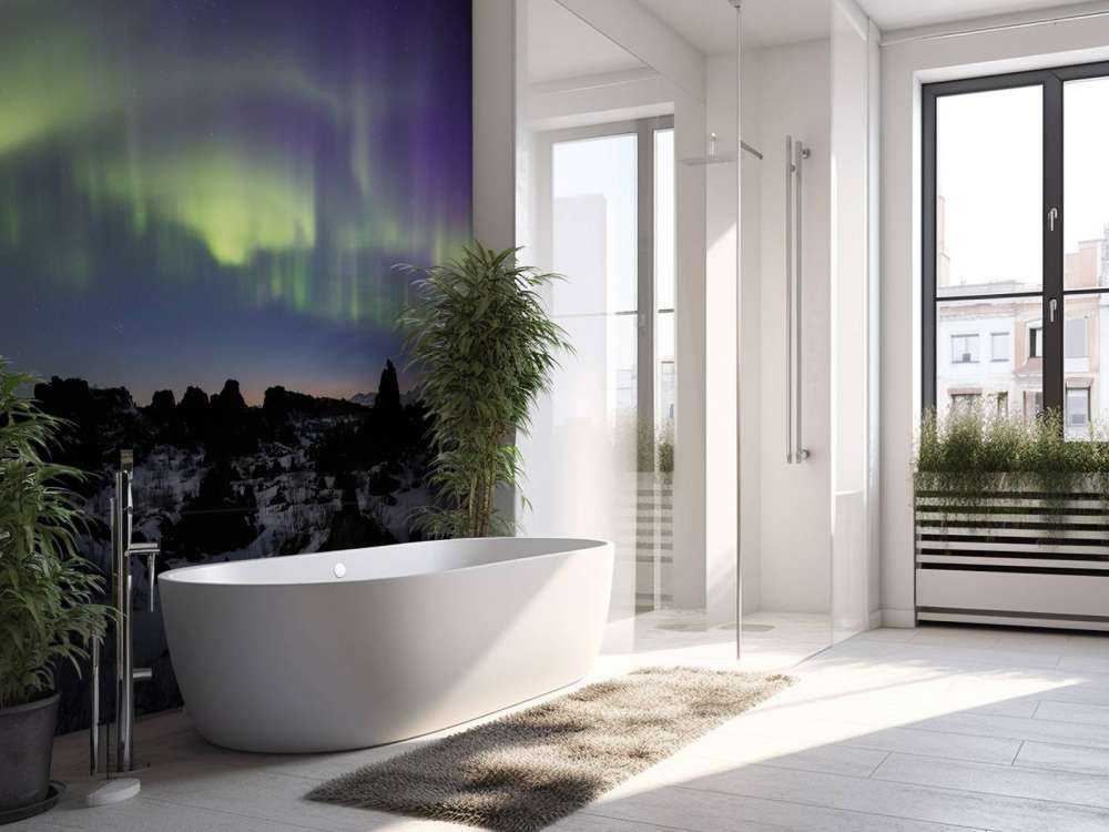 La hermosa aurora boreal
