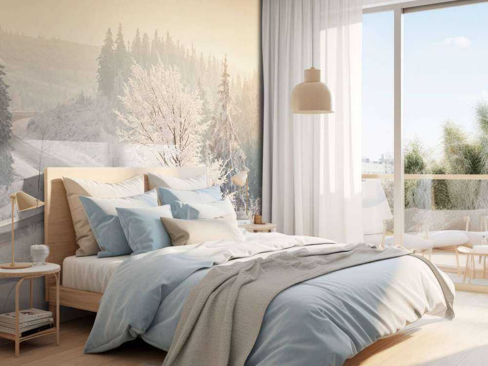 Árboles con nieve