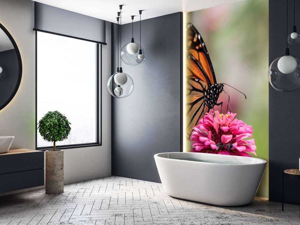 Una mariposa monarca