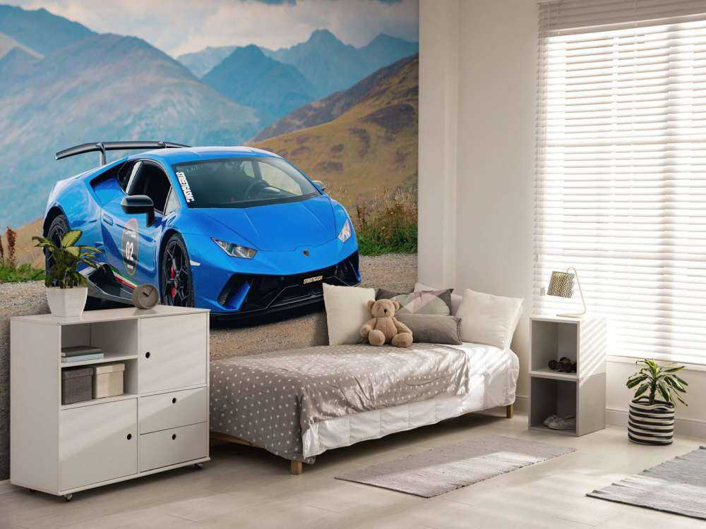 Lamborghini Huracán STO en las montañas