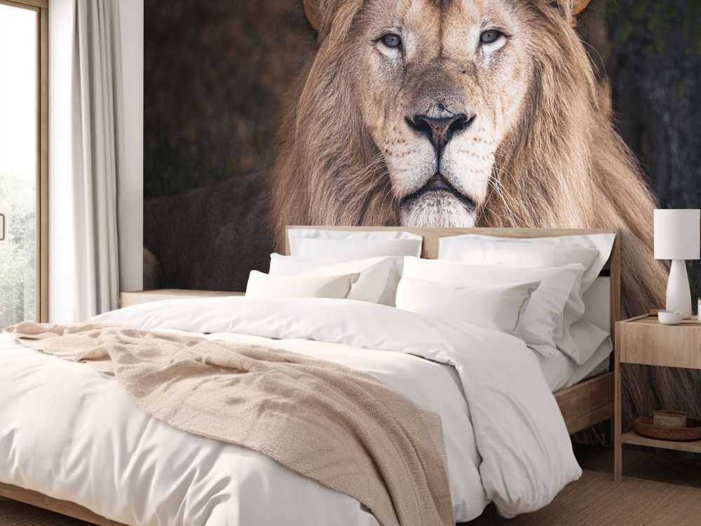 Retrato de un león