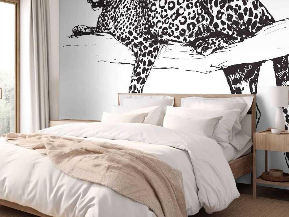 Leopardo dibujado