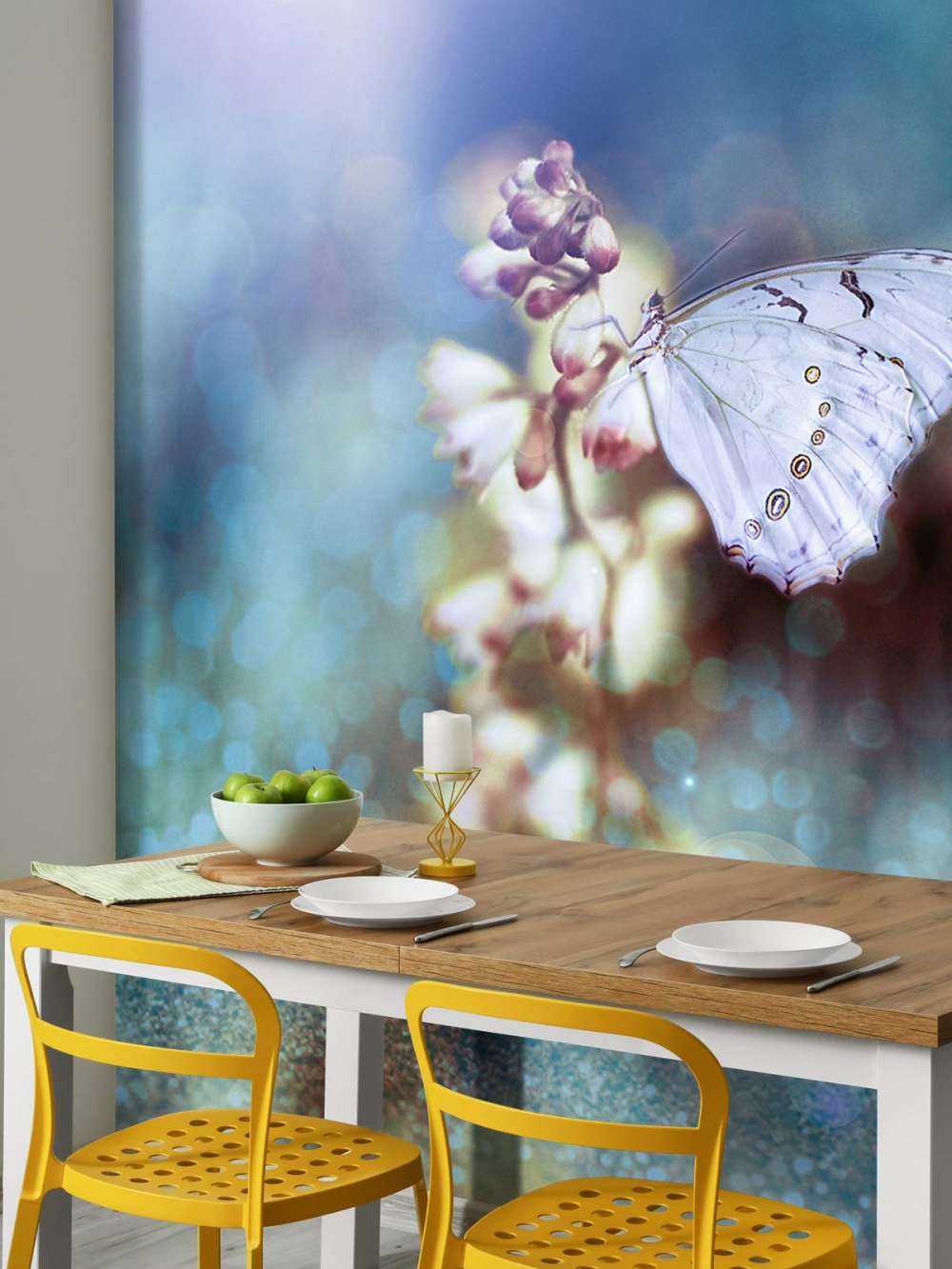 Mariposa en flor