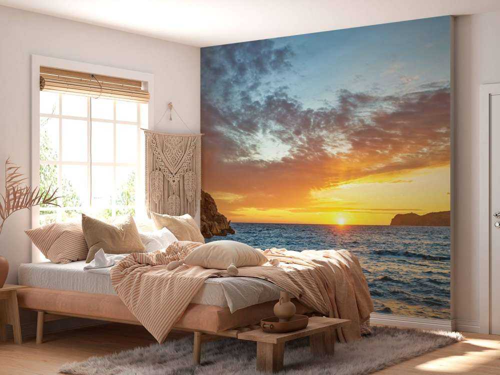 Puesta de sol en una isla